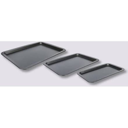 5five Bakplaatset - 3 stuks, Staal, 48 x 33,5 x 2,3 cm
