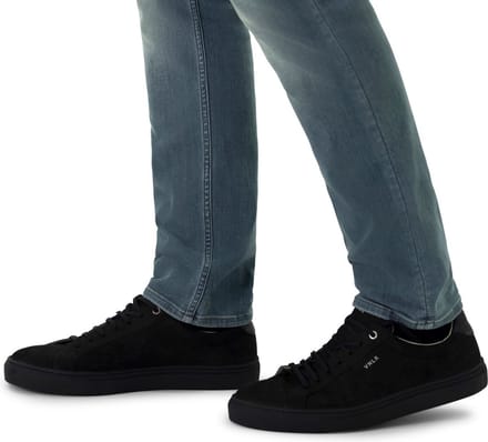 Van Lier - Heren - Zwarte Novara nubuck sneakers - Maat 40