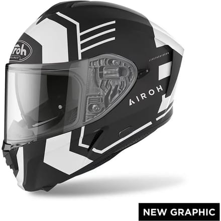 Airoh Spark Thrill Mat Zwart Helm - Helm