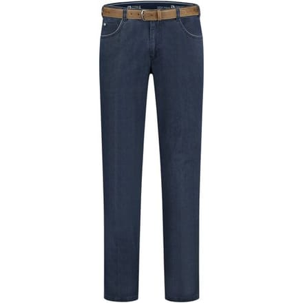 Com4 Broek Swing Front Fine Contrast Indigo / male