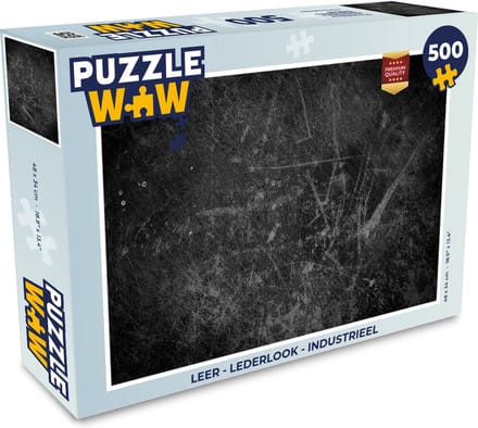 Puzzel Leer - Lederlook - Industrieel - Legpuzzel - Puzzel 500 stukjes