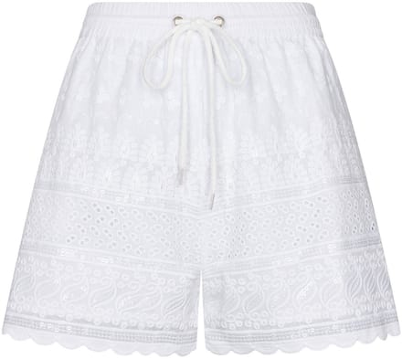 MyRebelle - Summer Short - Wit - Pailetten - Maat 40