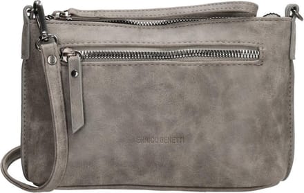 Enrico Benetti Schoudertasje/Clutch Zoë Grijs