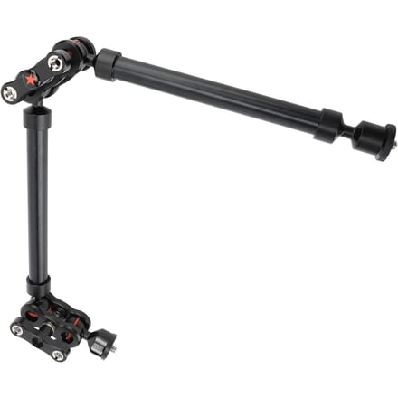 Camera Mount Verstelbare Arm 530mm Dubbele Secties Verlenging Metalen Scharnierende Arm Standaard gray