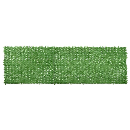 vidaXL - Balkonscherm - met - groene - bladeren - 600x150 - cm