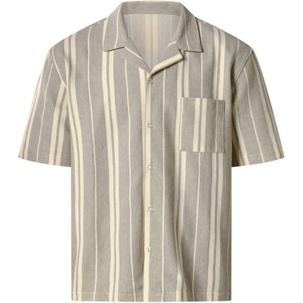 esmara Men Heren overhemd (Crème/bruin, M)