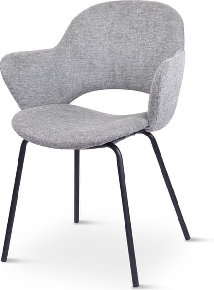 Eetkamerstoel Rowley Grijs - Giga Living