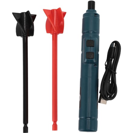 Hars Mengkit USB Oplaadbare Batterij Elektrische Handheld Hars Roerder met 2 Paddles voor Acryl black