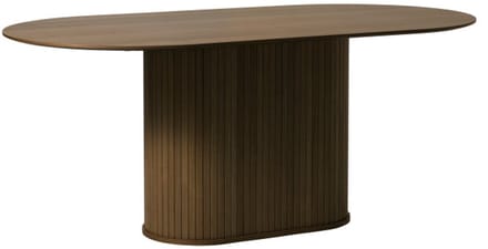Eettafel Nola ovaal 180x95 cm eiken - Bruin