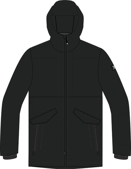Brunotti Nelson Heren Parka Regen Jas - Zwart - L