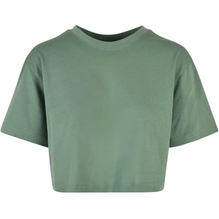Urban Classics - Short Oversized Crop top - XL - Groen
