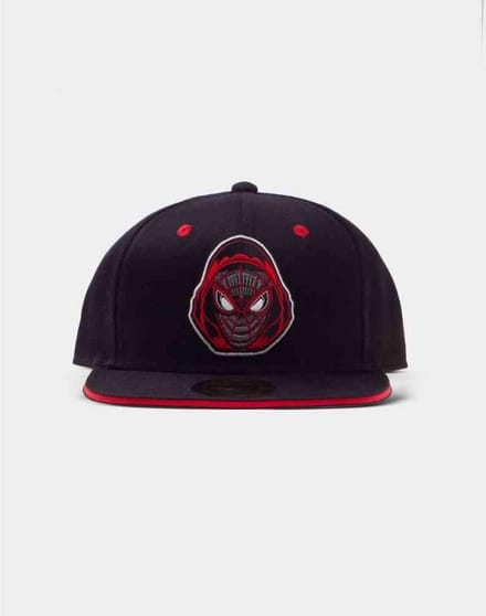Marvel SpiderMan Snapback Pet Miles Badge Zwart