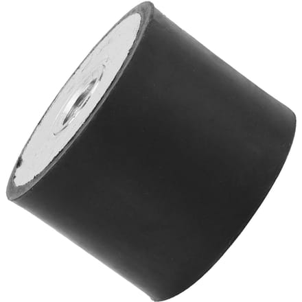 4pcs Support en caoutchouc à filetage femelle Anti-vibration Bobine Isolateur Amortisseur (DE40*30 M10)