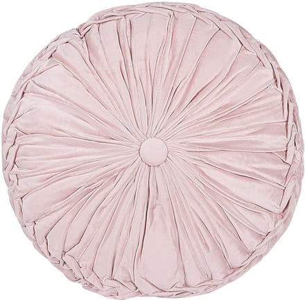 UDALA - Sierkussen - Pastelroze - 40 x 40 cm - Polyester