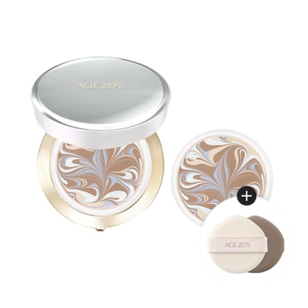 Signature Essence Cover Pact Master Velvet 21 met Navulling 14 g x 2 stuks white