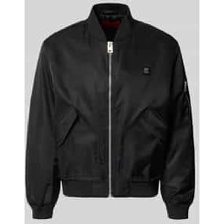 regular fit bomberjack met labelapplicatie model 'Badam2611'