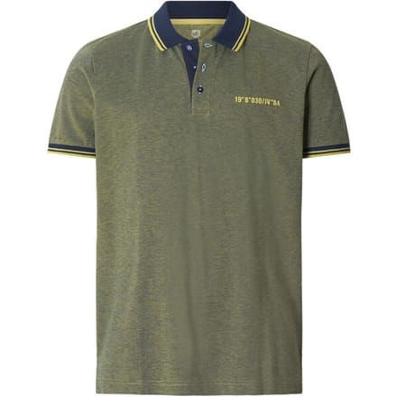 Jan Vanderstorm herren Poloshirt - 68/70 - geel - Plus Size