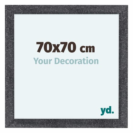 Your Decoration - Fotolijst 70x70 cm - MDF - Grijs Geveegd - Como
