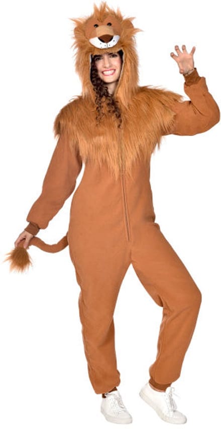 Leeuw Onesie Plush Volwassenen - Maat S