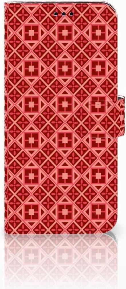 Samsung Galaxy S9 Plus Telefoon Hoesje Batik Rood
