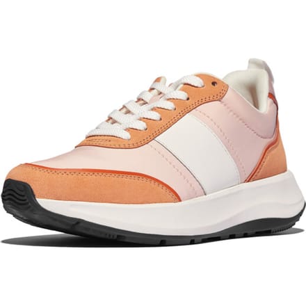 FitFlop FitFlop F-Mode Flow Sneaker - Nylon & Suede Mix ROZE - Maat 40