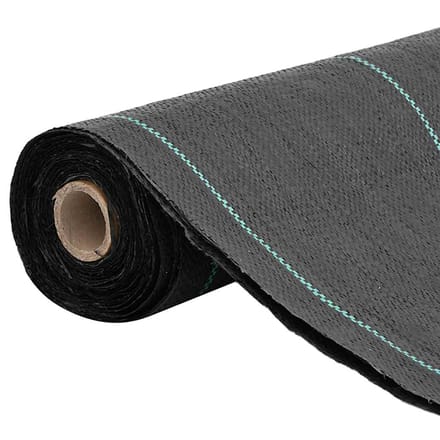 vidaXL - Onkruidmembraan - Zwart - 1,5x100 - m - PP