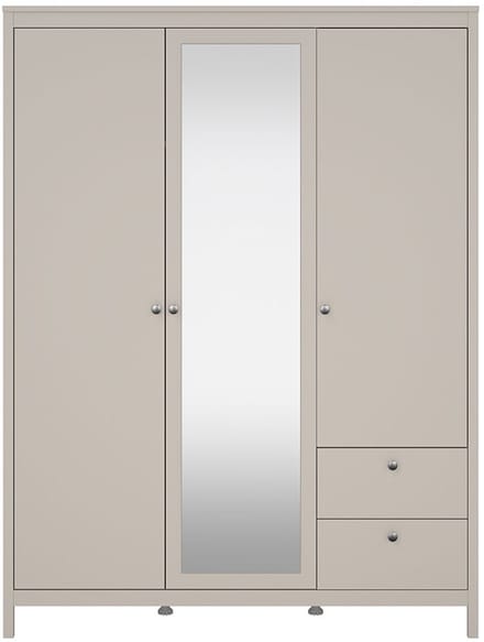 Madrid kledingkast 3 deuren 150x200cm cashmere.