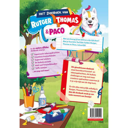 Het Doeboek Van Rutger, Thomas & Paco - De Avonturen Van Rutger, Thomas En Paco - Rutger Vink