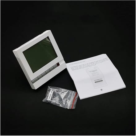 Slimme Thermostaatho - Verwarming Hub - Energie Besparen - WIFI Bediening - 3A - Licht Geel