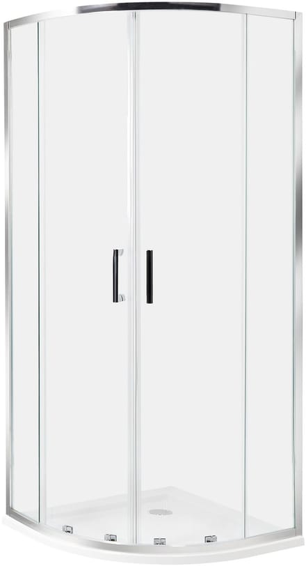 JUKATAN - Douchecabine - Zilver - 80 x 80 x 185 cm - Veiligheidsglas