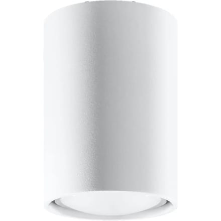 Sollux Lighting Plafondlamp Lagos - GU10 - wit - staal - 10x6x6cm