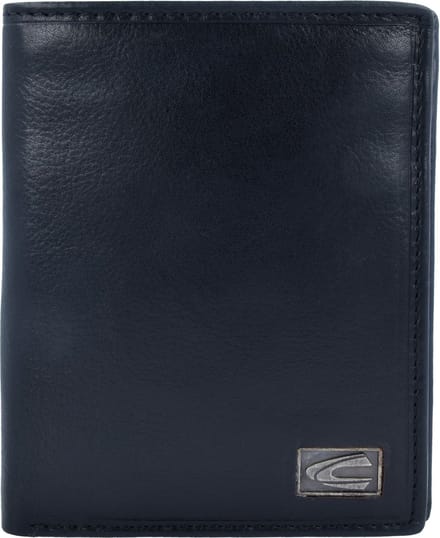 camel active Leren Portemonnee Japan Combi Wallet Black Zwart