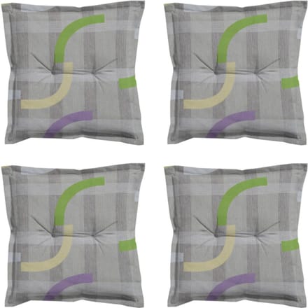 Madison - Zitkussen Tess purple - Ca. 50x50 cm - Set van 4