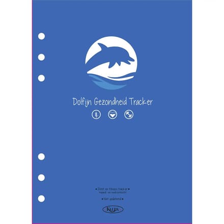 Kalpa 6607-10 210 x 144 mm Gezondheidstracker-Dolfijn A5-Los blad