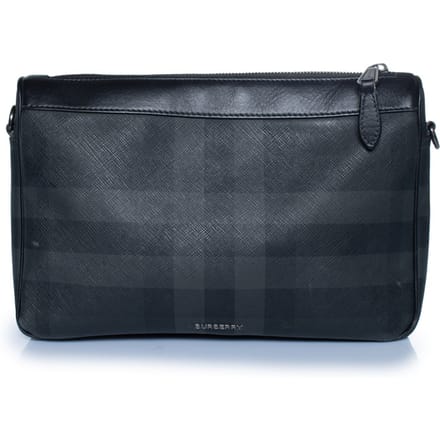 Burberry, Ruitprint rambler tas van canvas