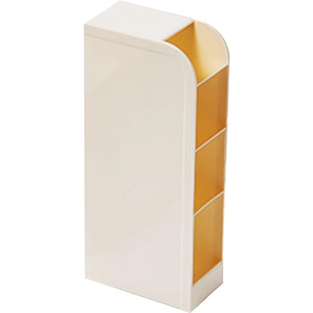 Pennenhouder Kunststof Schuin Grote Capaciteit Multifunctionele Pen Organizer voor Bureau Schrijfwaren white