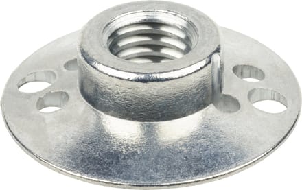 wolfcraft - Flensmoer voor haakse slijpers M14 - Spanmoer - Spanflens - 2456000