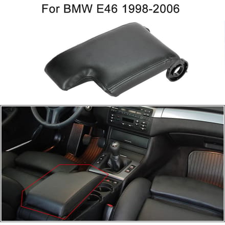 Vervangingsset voor middenconsole-armsteunafdekking voor BMW E46 1998-2006 gray