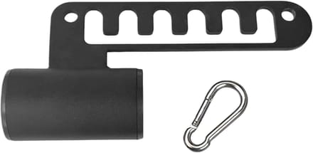 Kniebuig Accessoire - Kabeluitrusting Band - Krachttraining Thuis - Robuuste D-greep - 26 x 12.4 cm - Zwart