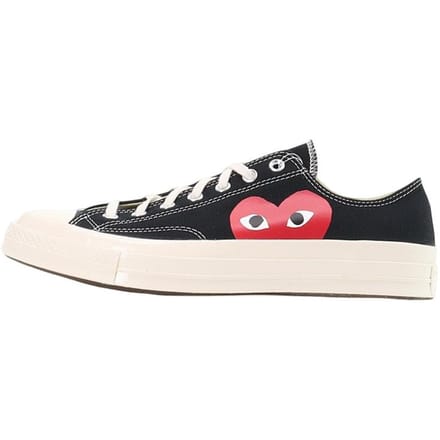Comme des Garçons PLAY x Converse Chuck Taylor All Star Low 'Noir' 45 black