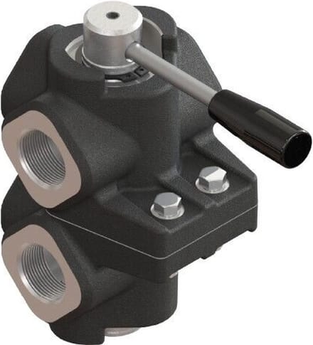 Hydraulische 6-Weg Wisselklep (3/8 - 1/2)3/8