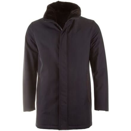 Paul & Shark Jack Car coat Save the Sea With Suede  Navy / male