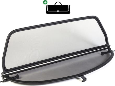 Windscherm Alfa Romeo Spider 916 | 1994 - 2006 | incl. luxe opbergtas | Zwart