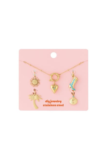 Hart met laars DIY ketting