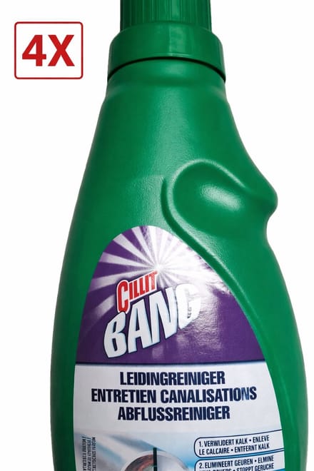 4 x Cillit Bang Gel - 750ml - leidingreiniger