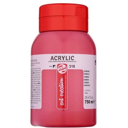 Talens Art Creation Acrylverf Pot 750 ml Karmijn 318