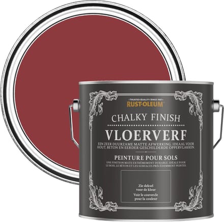 Rust-Oleum Rood Vloerverf - Imperium Rood 2,5L