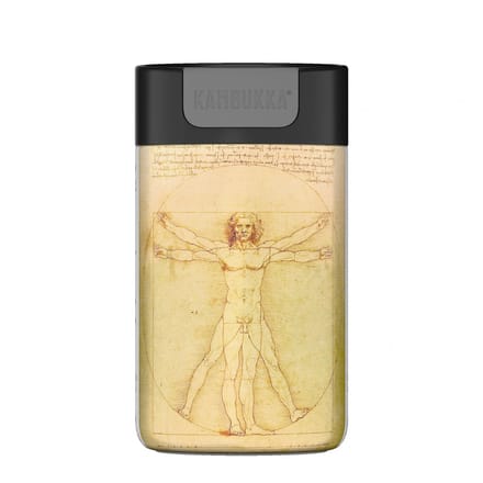 Kambukka Olympus - Thermische beker - 300 ml - Vitruvian Man - RVS - Lekvrij