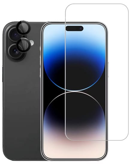imoshion Screenprotector Gehard Glas Inclusief Camera Lens Protector - Geschikt voor Apple iPhone 16