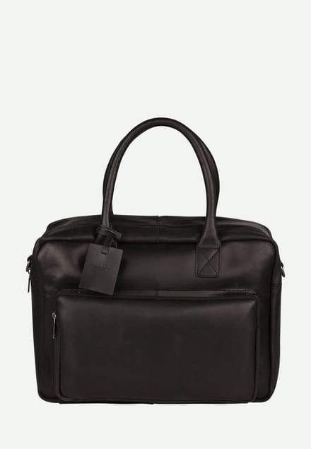 Burkely Fundamentals Vintage Mitch Worker - Laptoptas - Volwassenen - Zwart